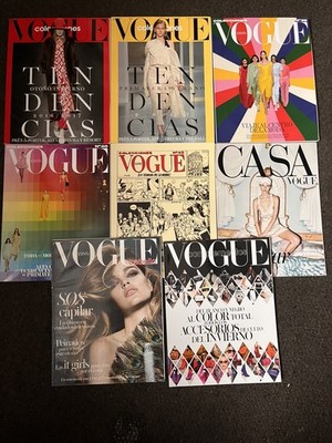Vogue UK Magazines 2017 various issues Spanish 5 issues plus 3 supplements