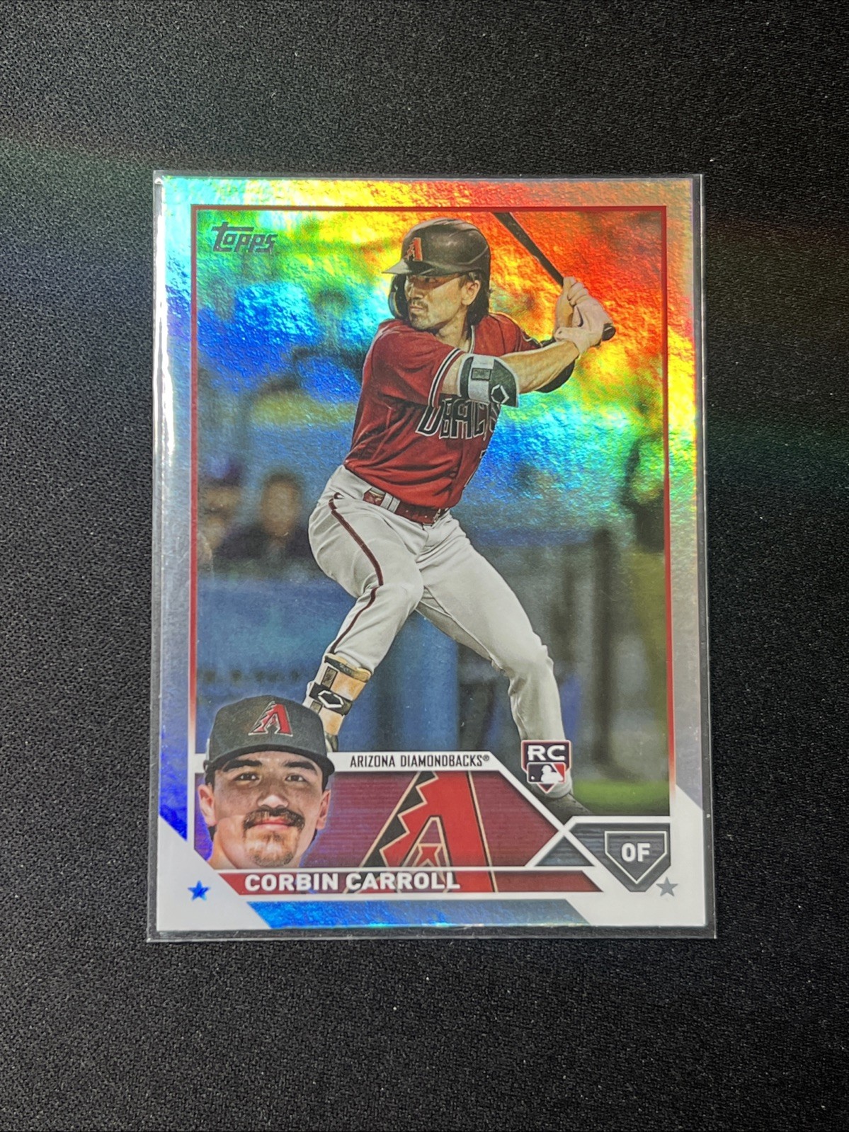 Topps 2023 Series Two Rainbow Foil Corbin Carroll RC - 401