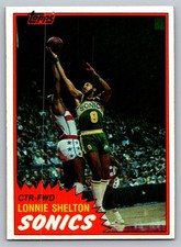 1981-82 Topps #W86 Lonnie Shelton