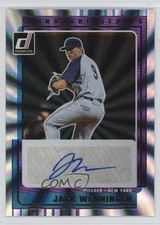 2025 Panini Donruss Signature Series Laser Jack Wenninger #SG-JWN Auto 1t0h