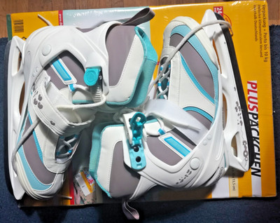 OXELO Fit 3 Women Schlittschuhe Größe 40 weiß/türkis wie neu nur 1-2x benutzt