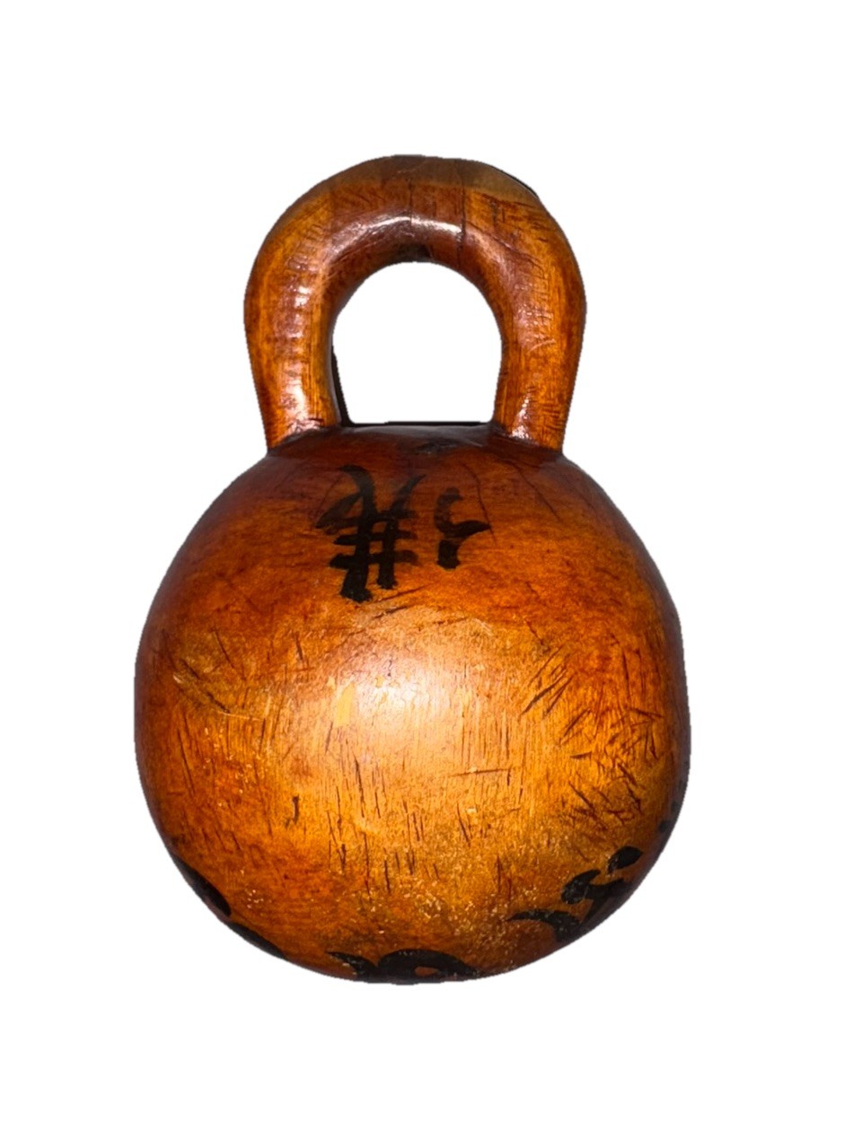 Instrumento musical budista coreano de madera para peces moktak sin mazo/palo