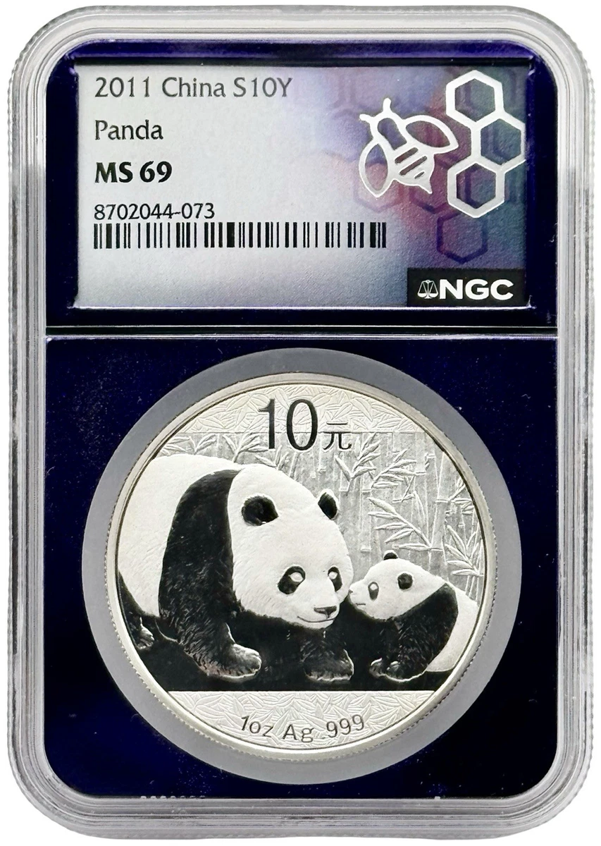 Chinese Panda NGC Grade MS 69 1 oz Precious Metal Content per Unit