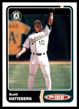 Scott Hatteberg 2003 Topps Total #208 Athletics MLB READ FREE SHIP AutographDen