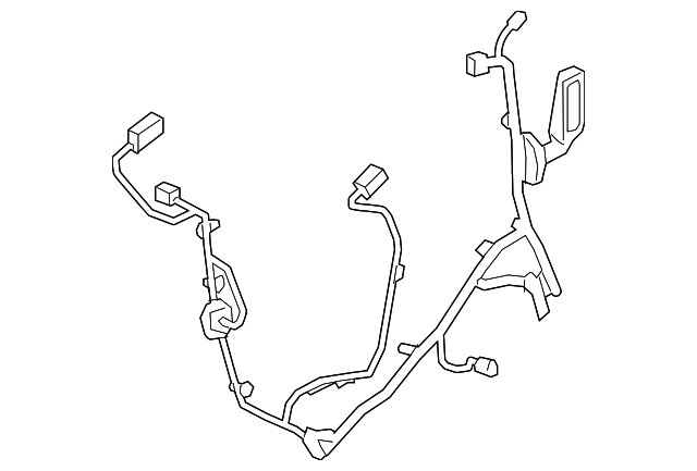 Genuine GM Driver Side Rear Door Wiring Harness Part 84815471