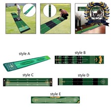 Golf Putting Mat Portable Indoor Outdoor Practice Training Aid 240cm