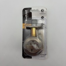 Kwikset 663 Deadbolt Lock Satin Nickel One Sided Thumbturn Security Series Door