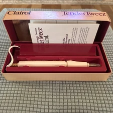 Vintage 1977 Clairol TenderTweez PT-1 Electric Eyebrow Tweezer w/ Box TESTED