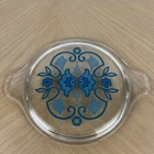 Vintage Pyrex Horizon Blue 474-C6Casserole Dish Replacement Lid *LID ONLY READ