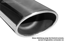  Race-Anlage Skoda Fabia 6Y Stufenheck Bj.2000-07 140x90mm oval schräg