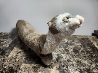 Vintage HANSA Ferret Realistic Standing Plush 21''