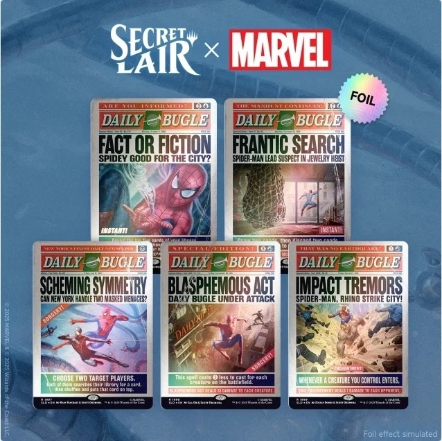 MTG Secret Lair: Spider-Man Daily Bugle Breaking News RAINBOW FOIL - Sealed 🇺🇸 - Image 3 of 3
