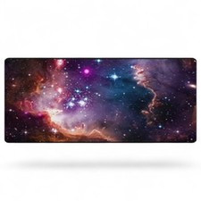 Galaxy Gaming Mouse Pad Desk Keyboard Mat Extended Large Size Folding 31.5"x12"