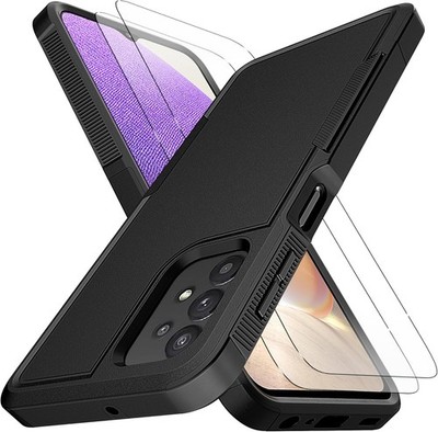 Heavy Duty Full-Body Shockproof Case for Samsung Galaxy A32 5G 6.5'' - Black
