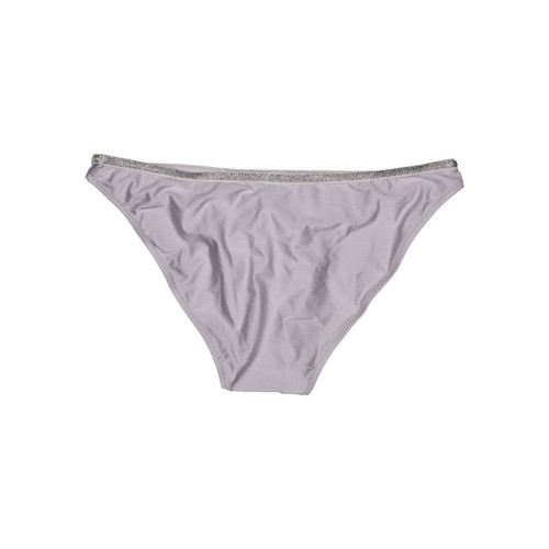 MinkPink Women Shine Bright Bikini Bottoms Solid Silver Size L 8910 - 第 2/2 張圖片