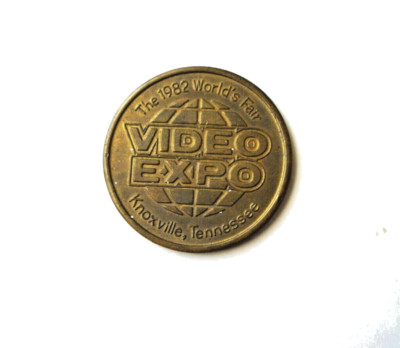 Video Expo 1982 World Fair Space Invaders Token Knoxville Tennessee