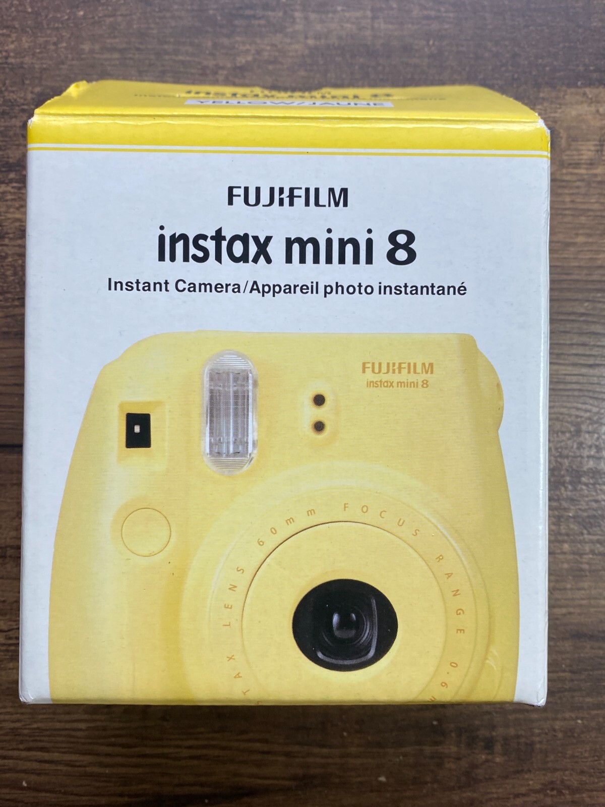 Fujifilm Instax Mini 8 Yellow Instant Camera with Case - Tested Working-image