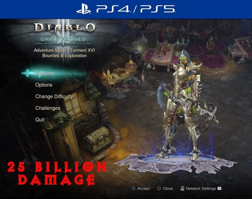 Diablo 3 PS4 Softcore Primal Ancient Modded Demon Hunter Set Gears of Dreadlands