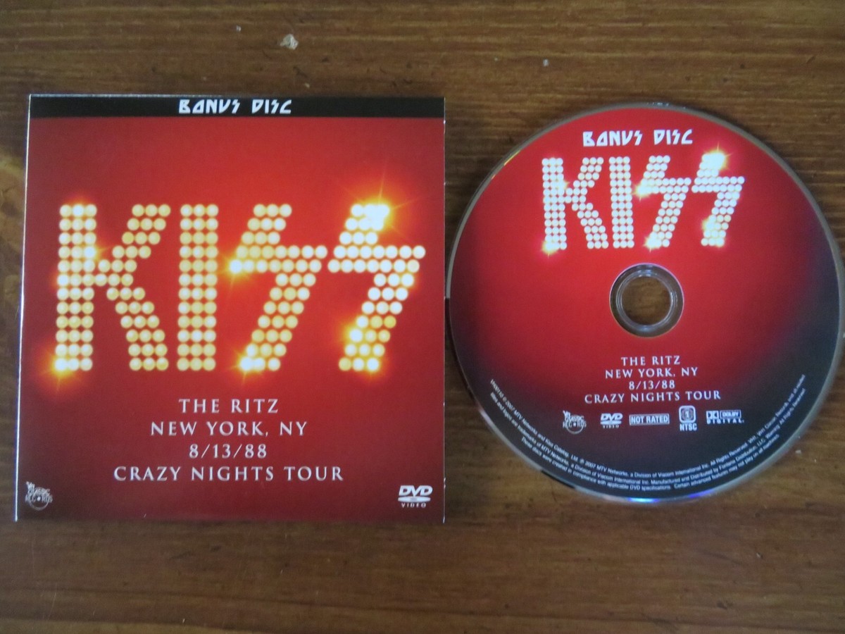 ALL THREE KISS KISSOLOGY VOLUME 2 BONUS DVD DISCS; ROCK