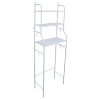 Metall Toilettenregal Badregal Badezimmerregal Wc Regal Toilette Badablage Weiß