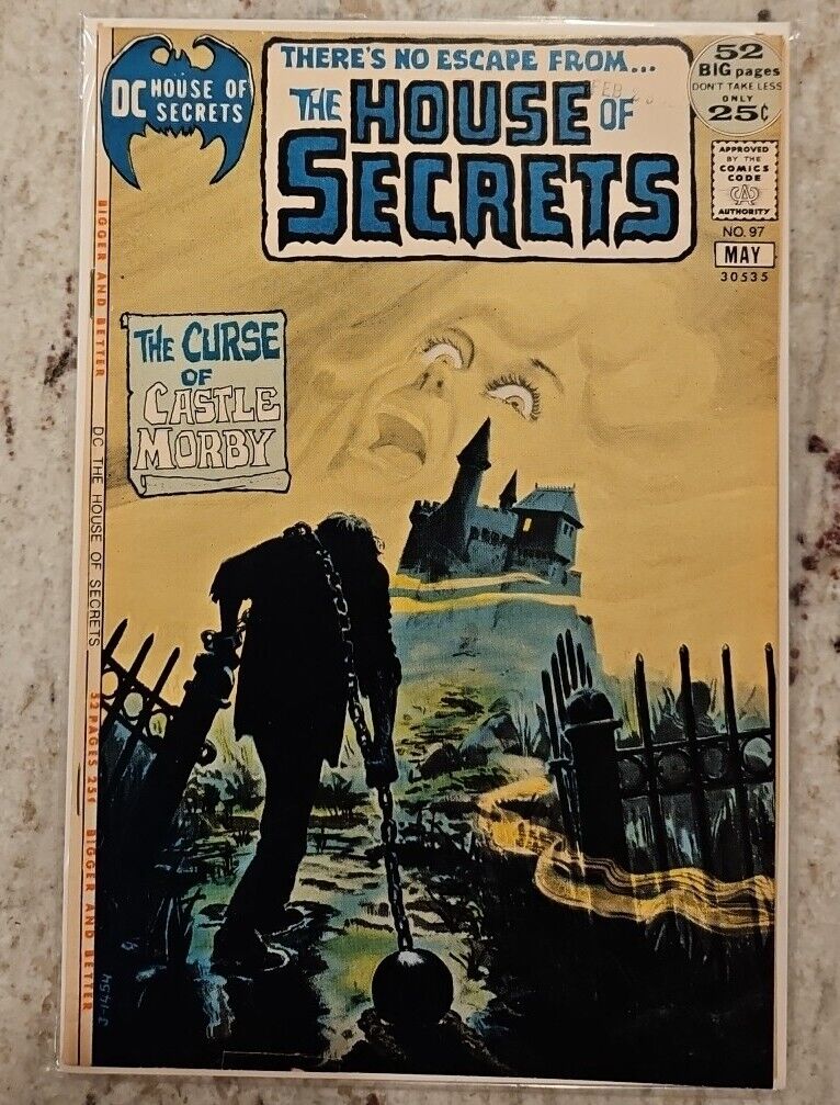 House of Secrets #97 - Painted cover by Jack Sparling (DC, 1972) FN+/VF- Range 