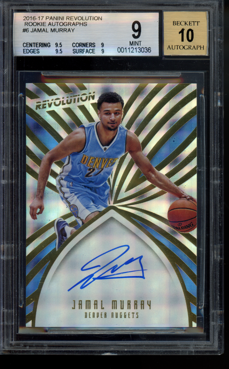 nbaカード  jamal muray rc auto 2016-17 Panini Revolution - Rookie Autographs Jamal Murray #6 (AU