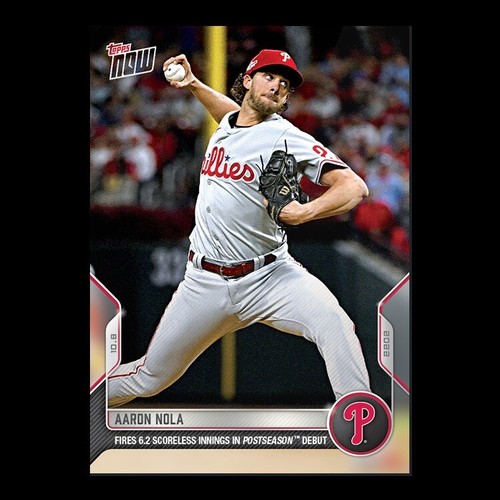 2022 Topps Now 1050 Aaron Nola