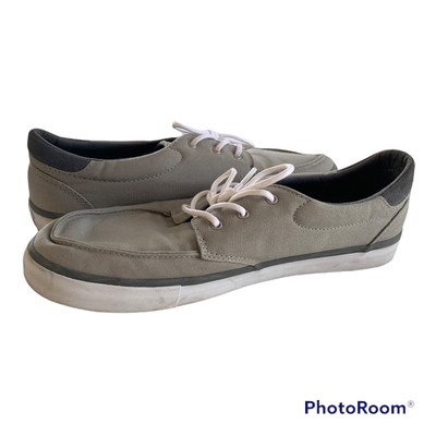 Mens Reef Deckhand 3 Casual Shoes Gray/White Size 9.5 Arch 