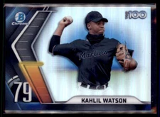 2022 Bowman Top 100 Kahlil Watson Miami Marlins #BTP-79