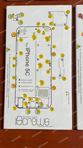 Lot of 6 iScrews Non-Magnetic Screw Mats - iPhone 4/4S/5/5C/5S/6 - Lightly Used - Photo 4 sur 11