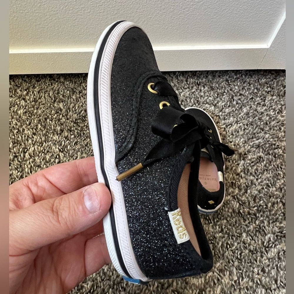 Kate Spade x Keds Champion Glitter Black Sneakers Toddler Shoes Size 6 thumbnail 9