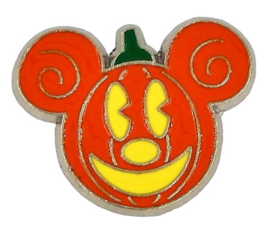 Mickey Mouse Pumpkin Jack-O-Lantern Individual Disney Park Trading Pin Brand New
