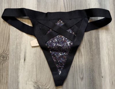 Sexy Little Things Victorias Secret Sequence Thong Panty M