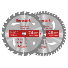 5-1/2 Inch 24T&48T with 5/8-Inch (15.88Mm) Arbor Circular Saw Blade, TCT Saw Bla
