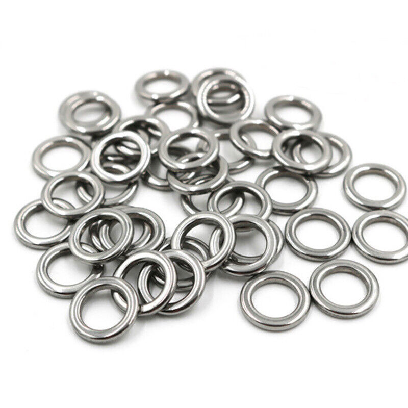 Fishing Lures Fishing Solid Rings - Heavy Duty Seamless Lure Connectors ...