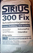 Schnellmontagem&ouml;rtel Sirius Fix 25 kg