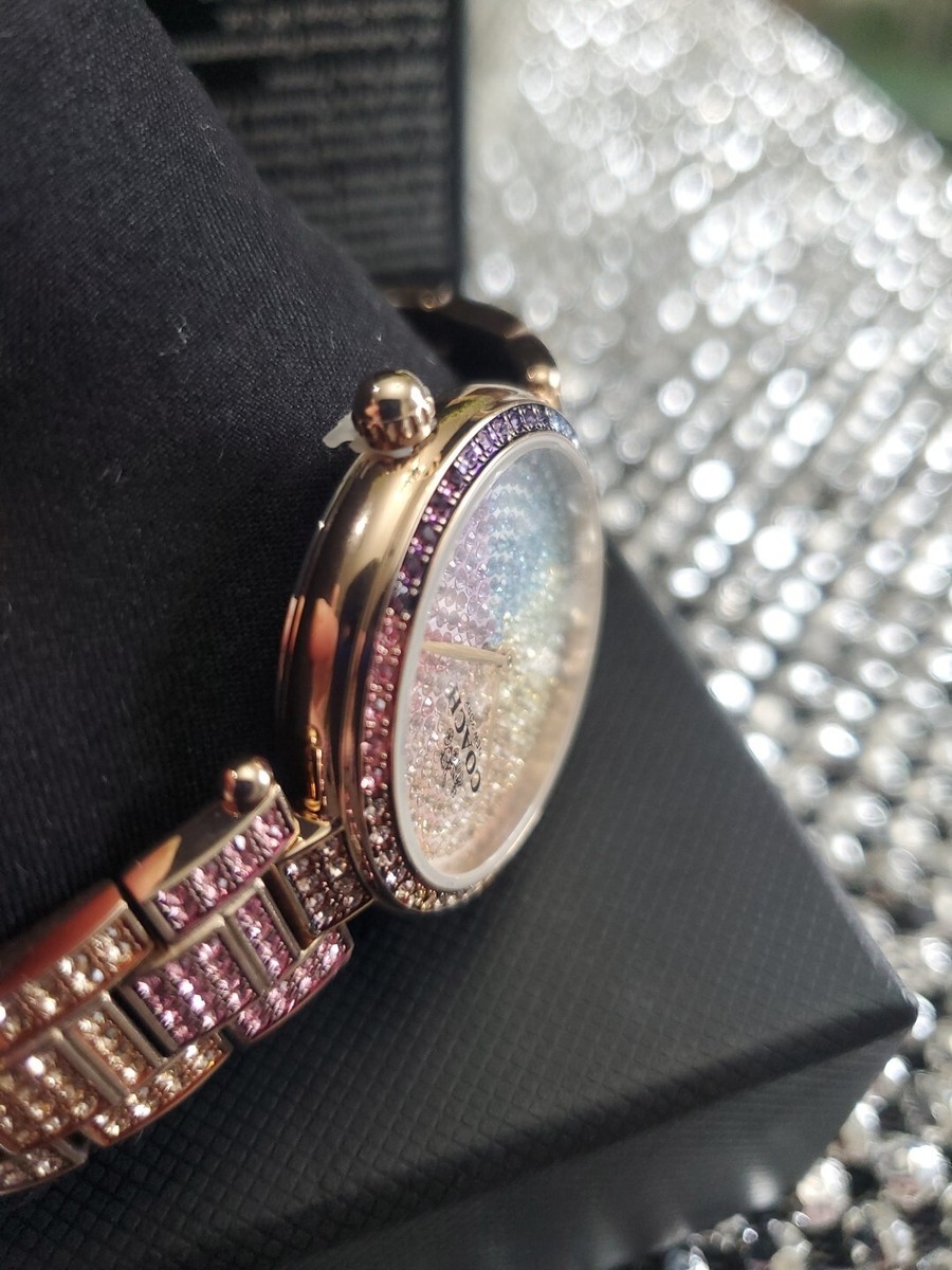 COACH UNISEX PARK CRYSTAL RAINBOW WATCH 34mm ALLOVER COACH UNISEX PARK CRYSTAL RAINBOW WATCH 34mm ALLOVER
