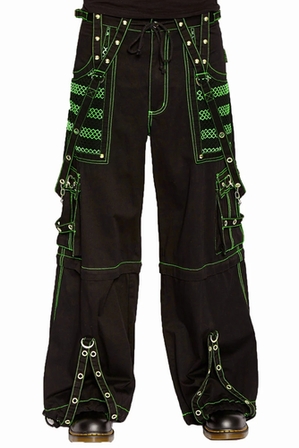 Tripp NYC Electro Pants [Black/Green 
