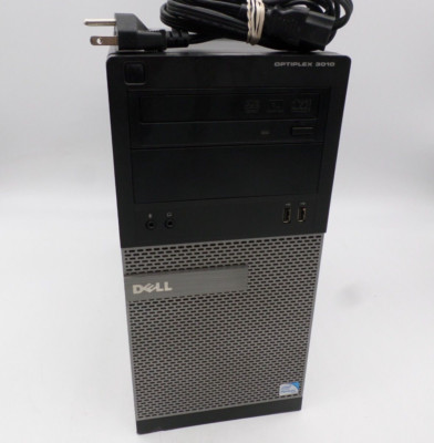 Dell Optiplex 3010 Tower - W10 Pro, 250GB HDD, 4GB RAM, Intel Pent