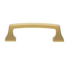 GlideRite 3" CC Deco Base Cabinet Hardware Pull Brass Gold - 87380-BG-1
