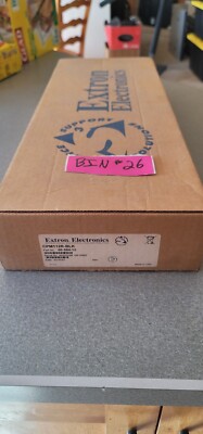 Extron CPM112R-BLK 60-584-12 1U X Full Width MAAP Rack Mount Frame Face Plate