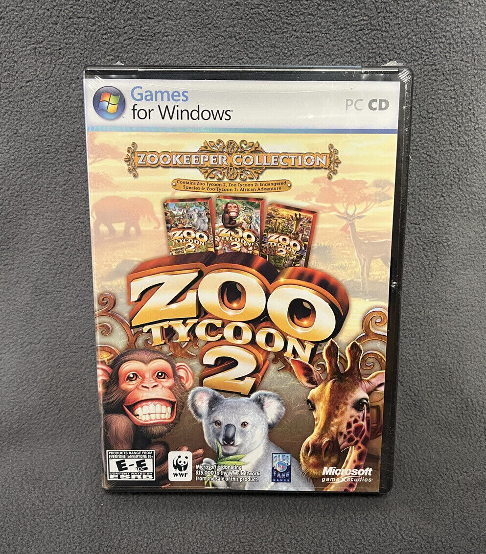 Zoo Tycoon Ultimate Animal Collection PC Game Brand New & Factory