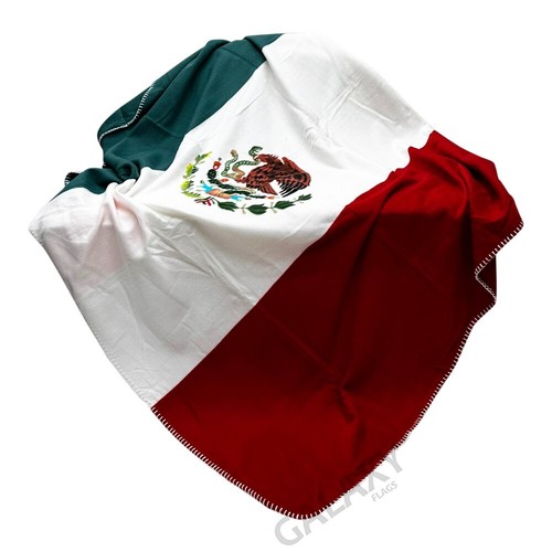 Mexico Flag Blanket "50x60" Fleece Blankets / Mexico Flag Blanket - 第 1/2 張圖片