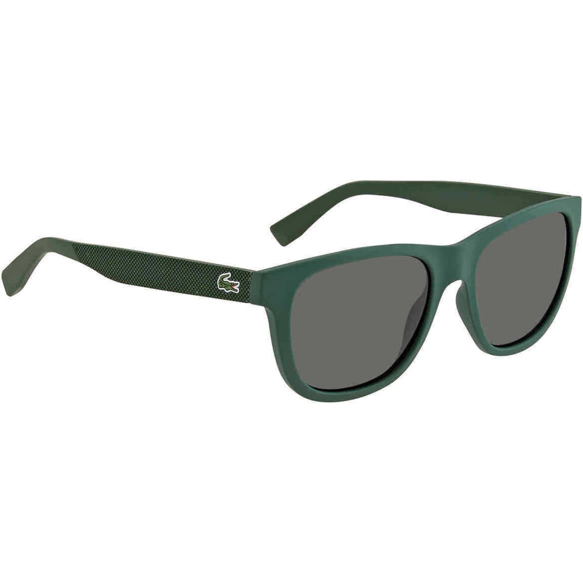 Lacoste Unisex Sunglasses Full Rim Green Plastic Square Shaped