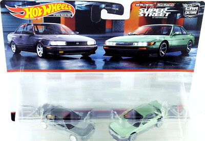 Hot Wheels Car Culture 2 Pack Target Nissan Sentra & Silvia S13