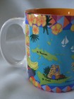  Virgin Island souvenir Caribbean Collector Series Large Mug orange interior  — photo 3