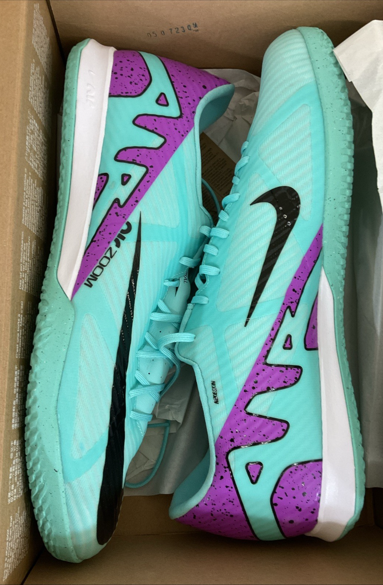 Nike DJ5633-300 Zoom Vapor 15 Academy IC Turf Soccer Shoes