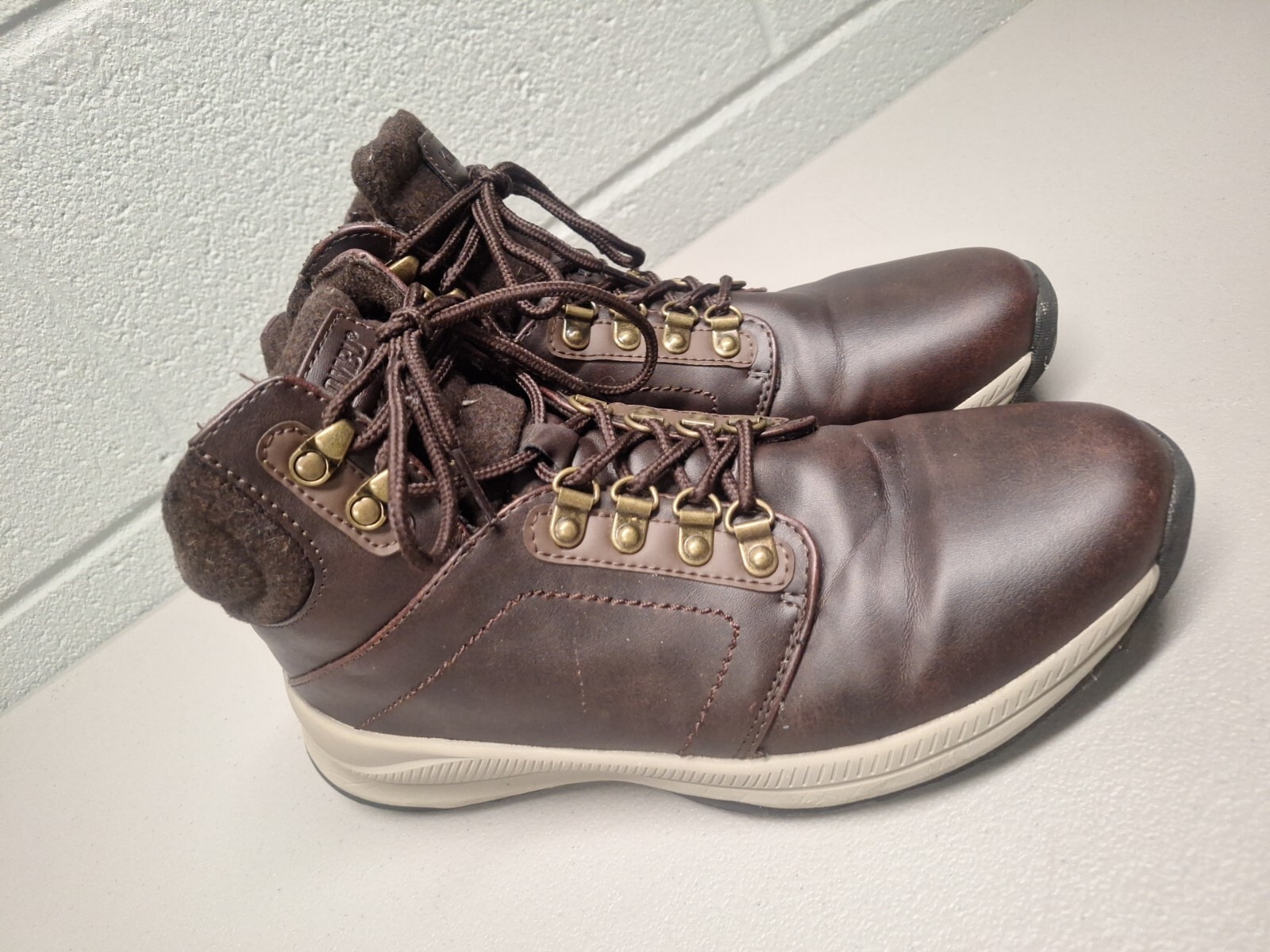 Khombu Men's Nick Hiker Hiking Boots Dark Brown 8 M S… Gem