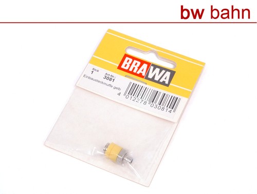 Brawa H0 3081 Manguito Enchufable, Amarillo | Zustand: Neu