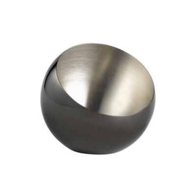 Servier-Schale SPHERE aus Edelstahl, Schwarz, 0,80 oder 2,0 Liter wählbar